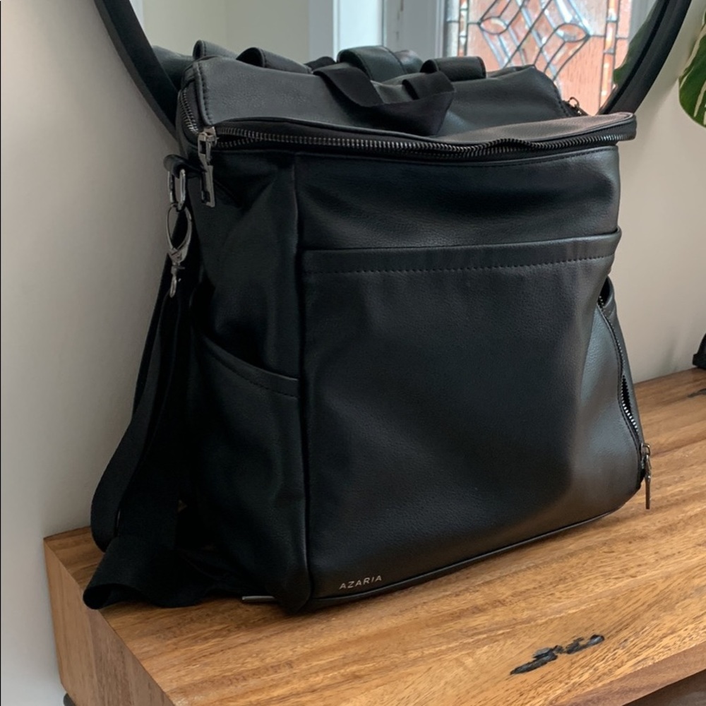Azaria Black Baby Bag